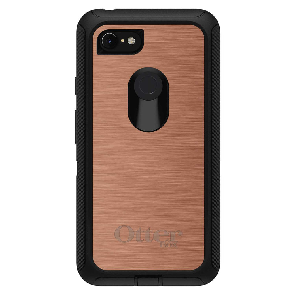 Orange Stainless Steel Print OtterBox Defender Case for iPhone & Galaxy, view 18
