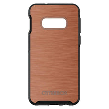 DistinctInk™ OtterBox Symmetry Series Case for Apple iPhone / Samsung Galaxy / Google Pixel - Orange Stainless Steel Print