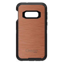 DistinctInk™ OtterBox Defender Series Case for Apple iPhone / Samsung Galaxy / Google Pixel - Orange Stainless Steel Print