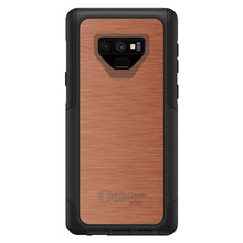 DistinctInk™ OtterBox Commuter Series Case for Apple iPhone or Samsung Galaxy - Orange Stainless Steel Print