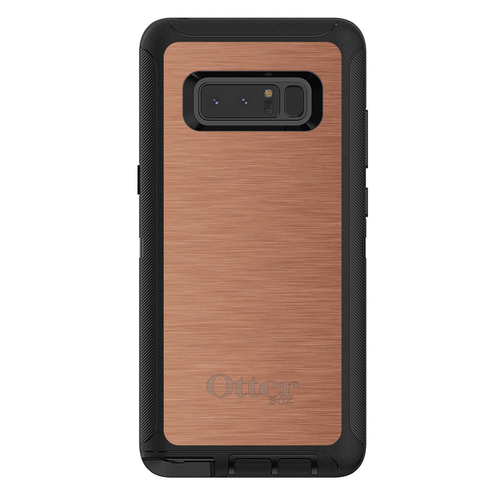 Orange Stainless Steel Print OtterBox Defender Case for iPhone & Galaxy, view 17