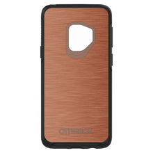 DistinctInk™ OtterBox Symmetry Series Case for Apple iPhone / Samsung Galaxy / Google Pixel - Orange Stainless Steel Print