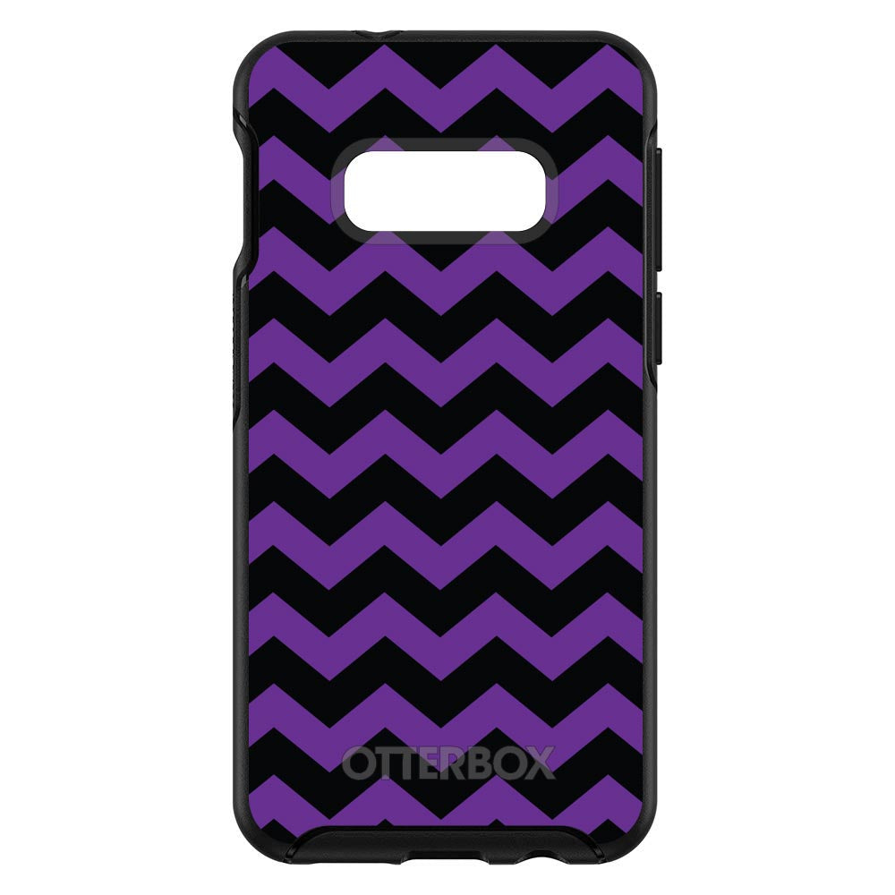 Black Purple Chevron Stripes OtterBox Symmetry Case for iPhone & Galaxy, view 7