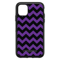 Black Purple Chevron Stripes OtterBox Symmetry Case for iPhone & Galaxy
