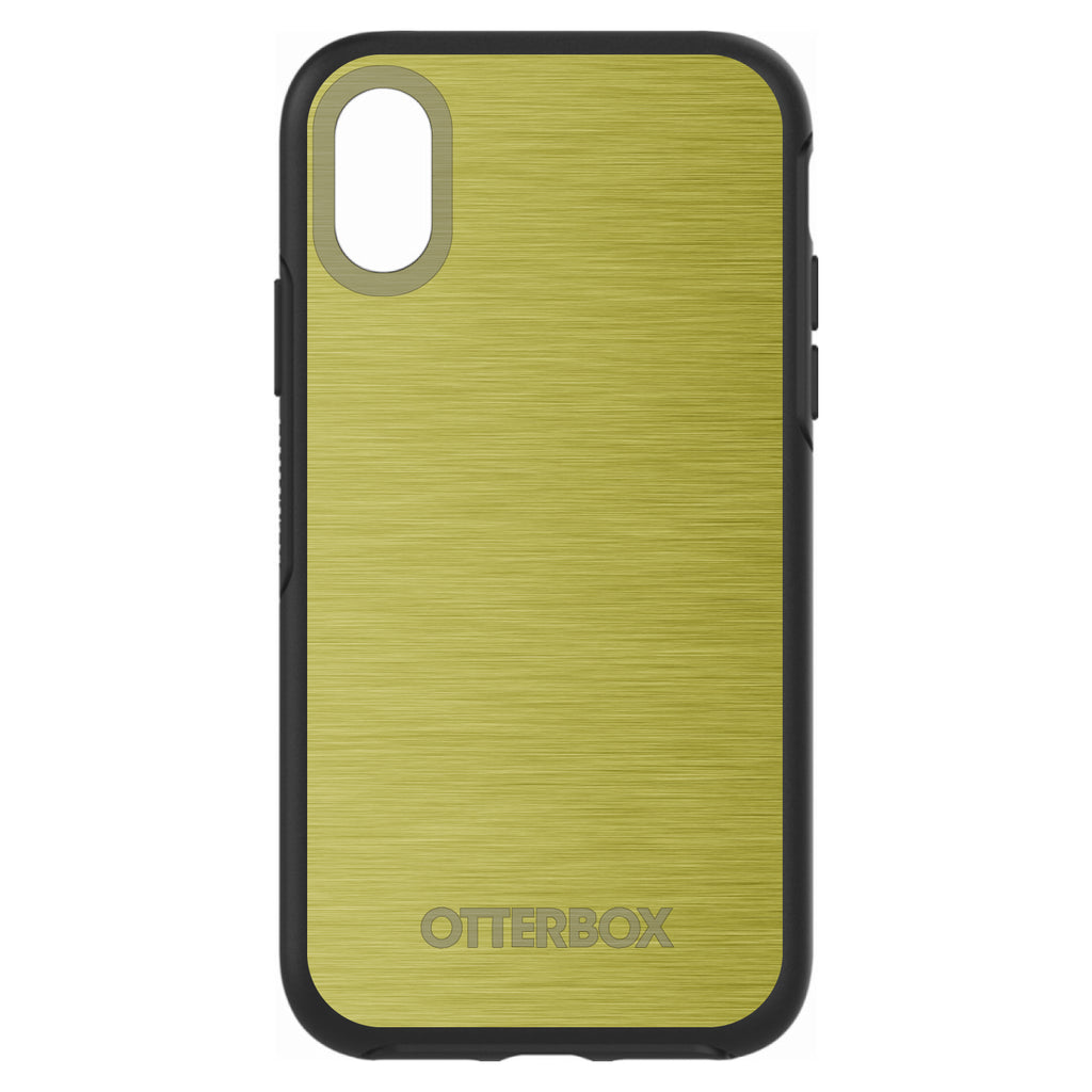 Yellow Stainless Steel Print OtterBox Symmetry Case for iPhone & Galaxy, view 4