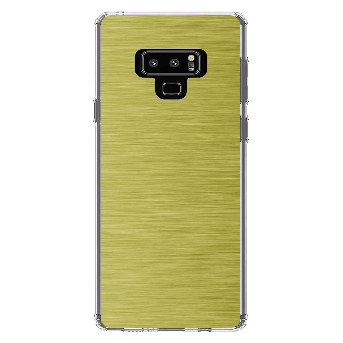Yellow Stainless Steel Image Print Clear Shockproof iPhone Case, view 11
