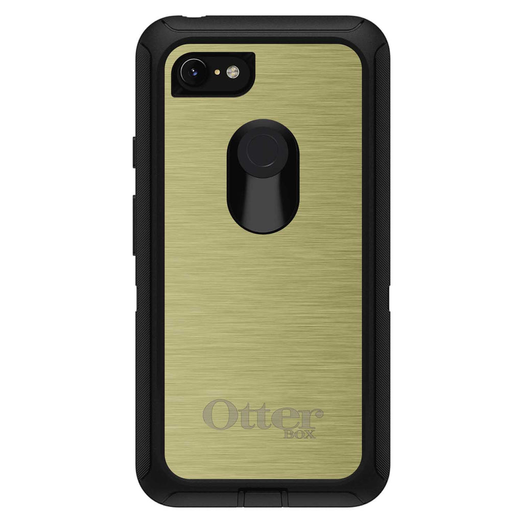 Yellow Stainless Steel Print OtterBox Defender Case for iPhone & Galaxy, view 18