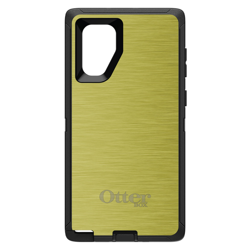 Yellow Stainless Steel Print OtterBox Defender Case for iPhone & Galaxy, view 14