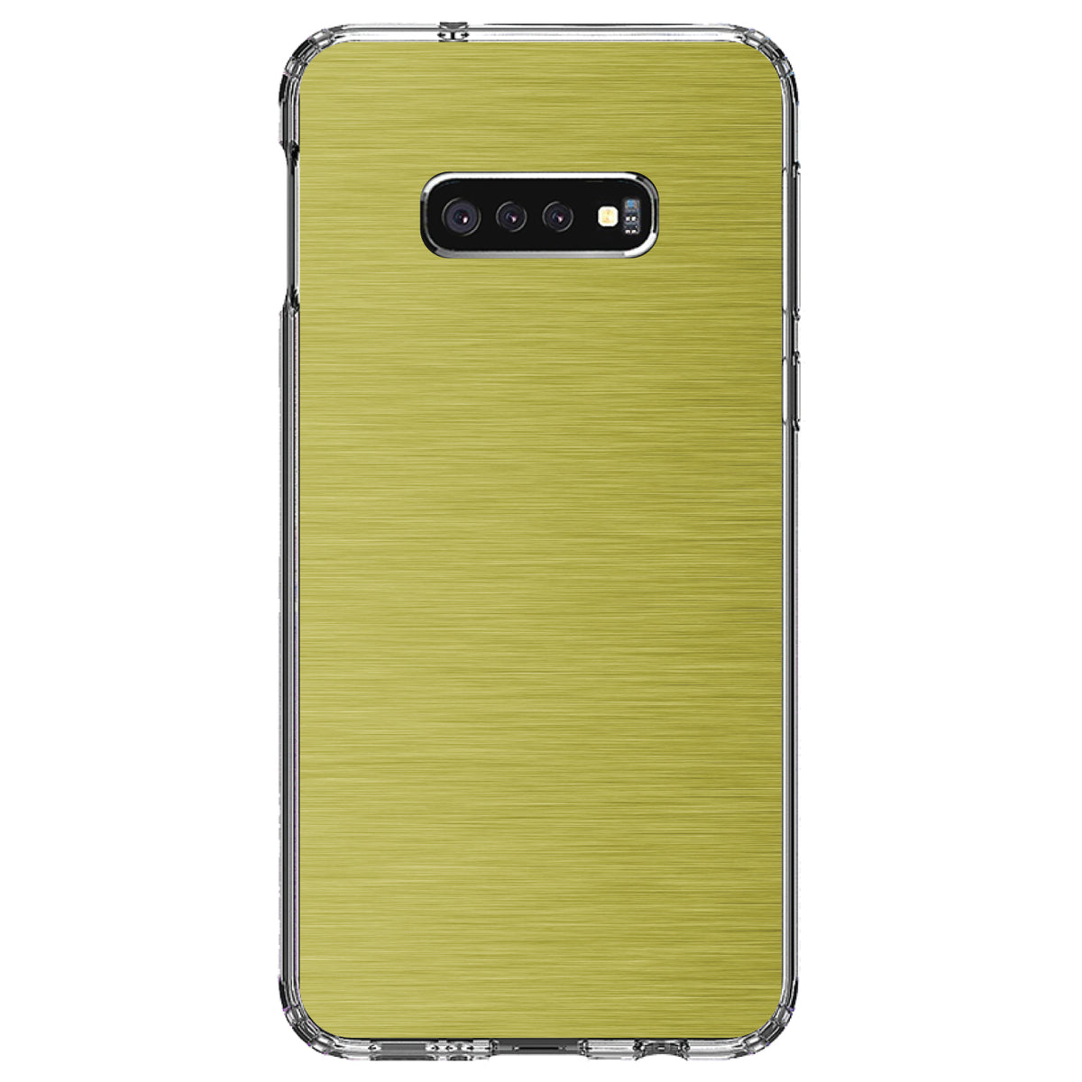 Yellow Stainless Steel Image Print Clear Shockproof iPhone Case, view 18