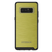 DistinctInk™ OtterBox Symmetry Series Case for Apple iPhone / Samsung Galaxy / Google Pixel - Yellow Stainless Steel Print