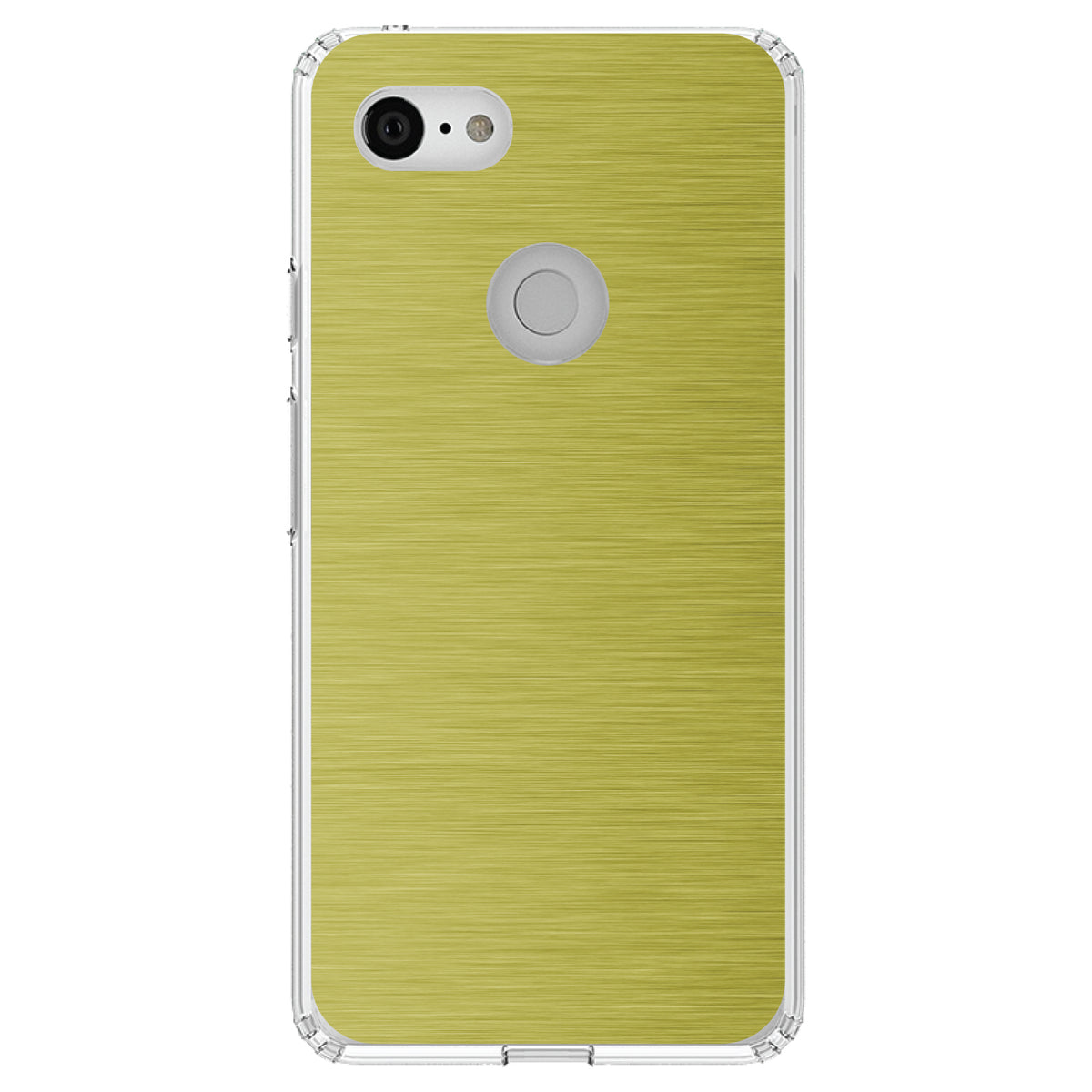 Yellow Stainless Steel Image Print Clear Shockproof iPhone Case, view 22