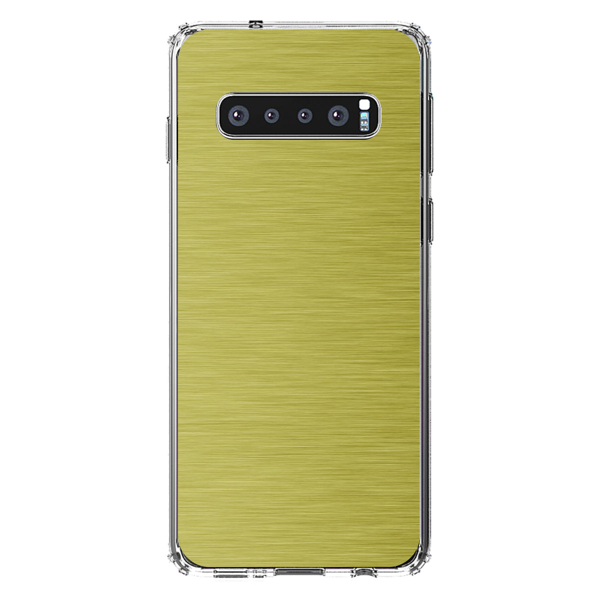 Yellow Stainless Steel Image Print Clear Shockproof iPhone Case, view 17