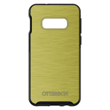 DistinctInk™ OtterBox Symmetry Series Case for Apple iPhone / Samsung Galaxy / Google Pixel - Yellow Stainless Steel Print