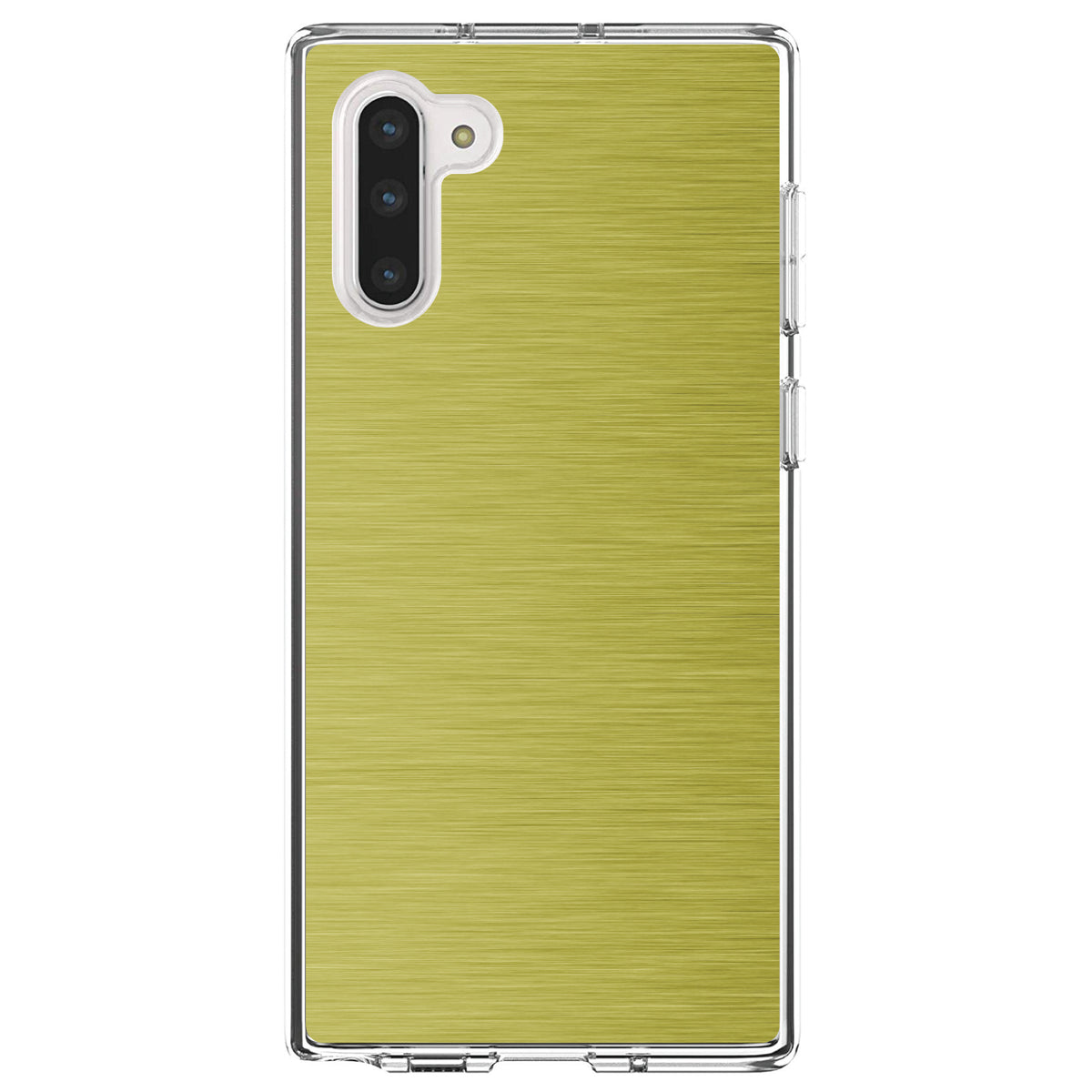 Yellow Stainless Steel Image Print Clear Shockproof iPhone Case, view 9