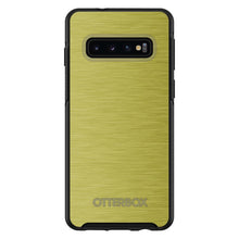 DistinctInk™ OtterBox Symmetry Series Case for Apple iPhone / Samsung Galaxy / Google Pixel - Yellow Stainless Steel Print