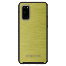 DistinctInk™ OtterBox Symmetry Series Case for Apple iPhone / Samsung Galaxy / Google Pixel - Yellow Stainless Steel Print