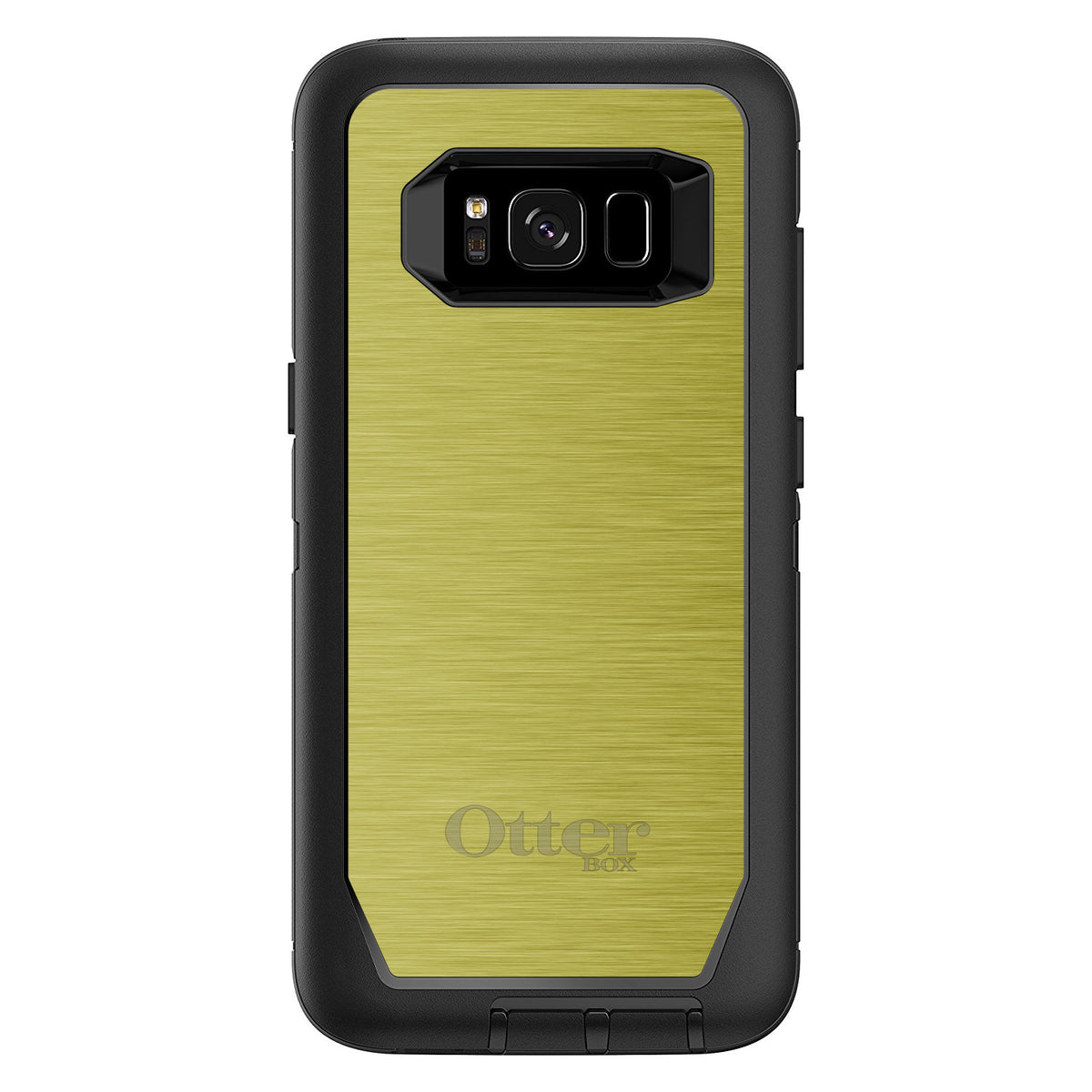 Yellow Stainless Steel Print OtterBox Defender Case for iPhone & Galaxy, view 12
