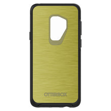 DistinctInk™ OtterBox Symmetry Series Case for Apple iPhone / Samsung Galaxy / Google Pixel - Yellow Stainless Steel Print