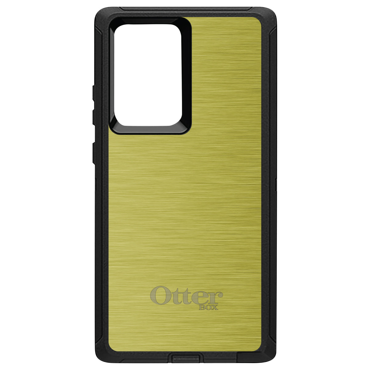 Yellow Stainless Steel Print OtterBox Defender Case for iPhone & Galaxy, view 13