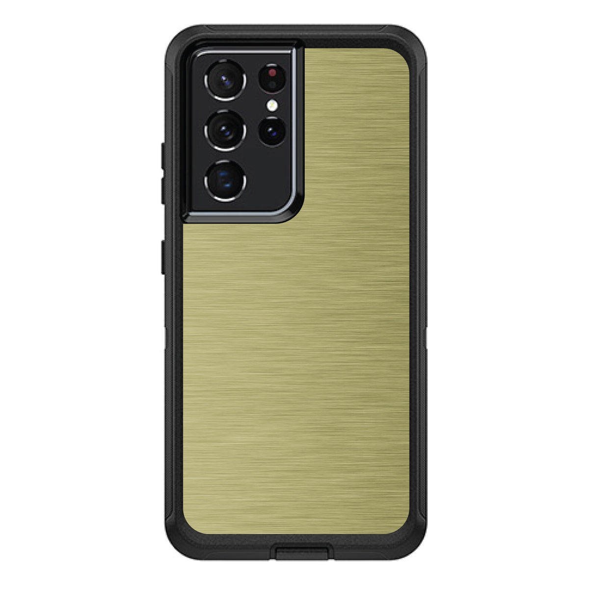 Yellow Stainless Steel Print OtterBox Defender Case for iPhone & Galaxy, view 7