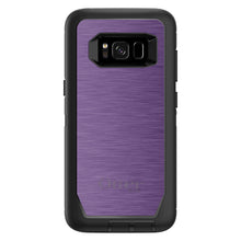 DistinctInk™ OtterBox Defender Series Case for Apple iPhone / Samsung Galaxy / Google Pixel - Purple Stainless Steel Print