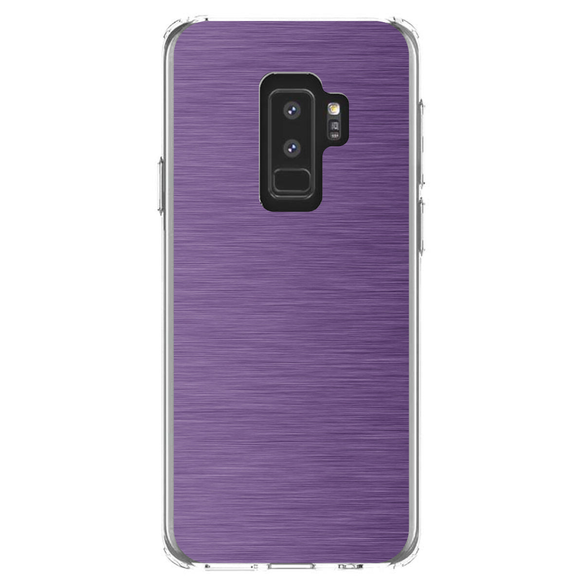 Purple Stainless Steel Image Print Clear Shockproof iPhone Case, view 20