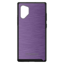 DistinctInk™ OtterBox Symmetry Series Case for Apple iPhone / Samsung Galaxy / Google Pixel - Purple Stainless Steel Print