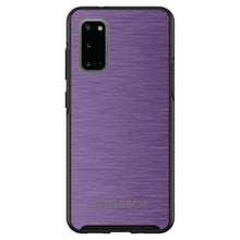 DistinctInk™ OtterBox Symmetry Series Case for Apple iPhone / Samsung Galaxy / Google Pixel - Purple Stainless Steel Print