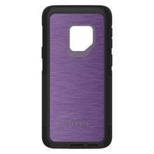 DistinctInk™ OtterBox Commuter Series Case for Apple iPhone or Samsung Galaxy - Purple Stainless Steel Print