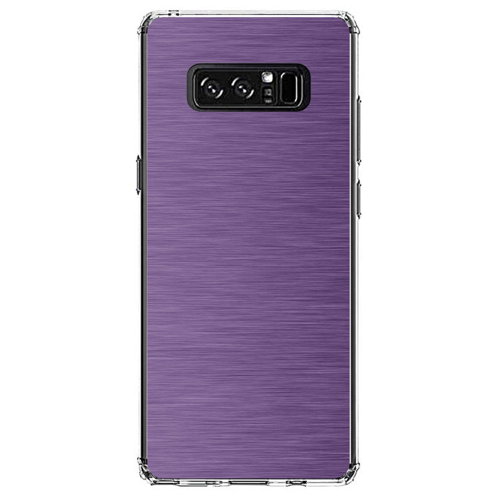Purple Stainless Steel Image Print Clear Shockproof iPhone Case, view 12