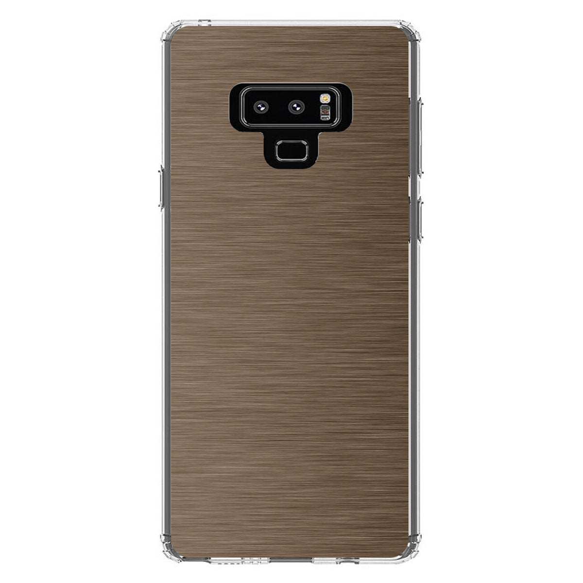 Brown Stainless Steel Image Print Clear Shockproof iPhone Case, view 11