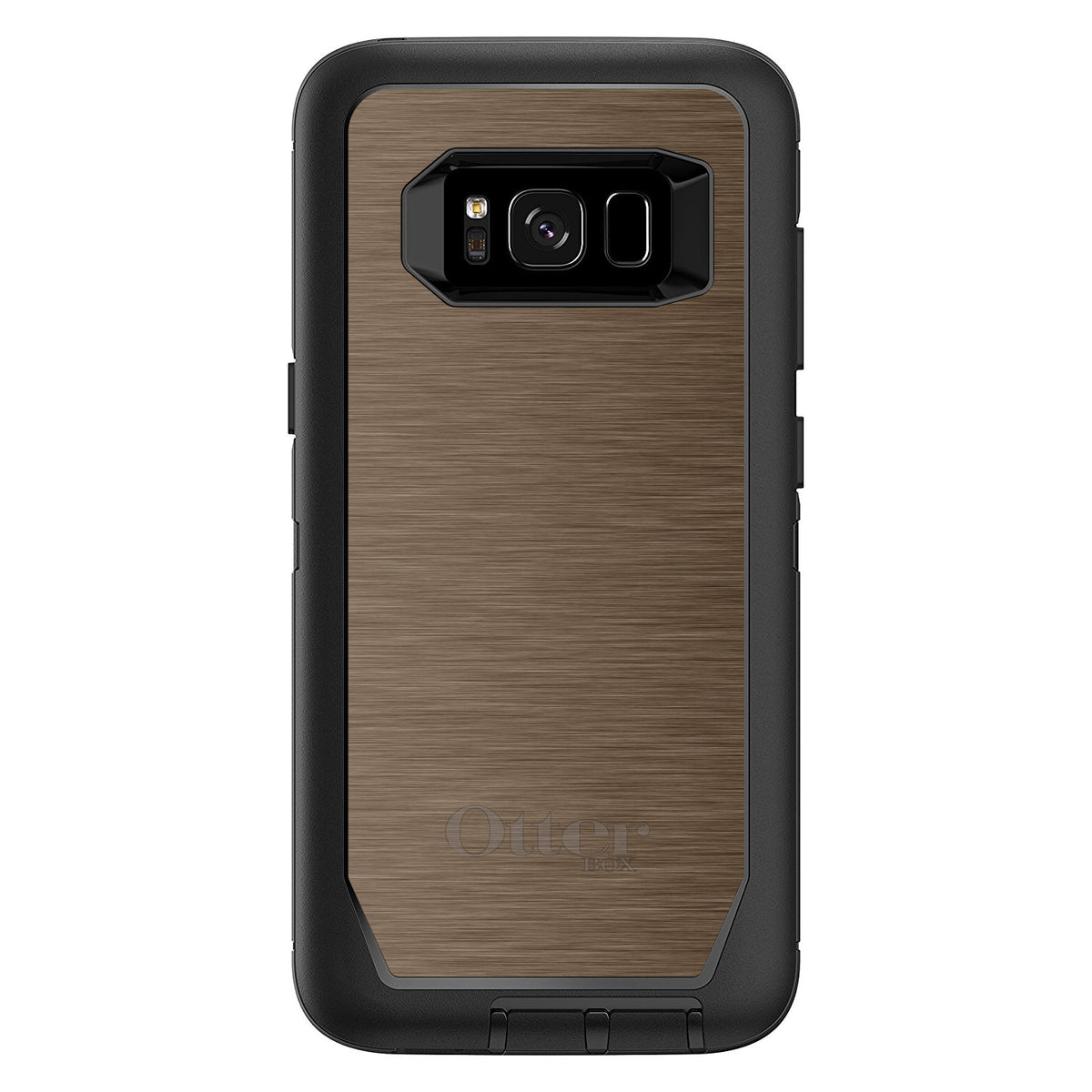 Brown Stainless Steel Print OtterBox Defender Case for iPhone & Galaxy, view 12