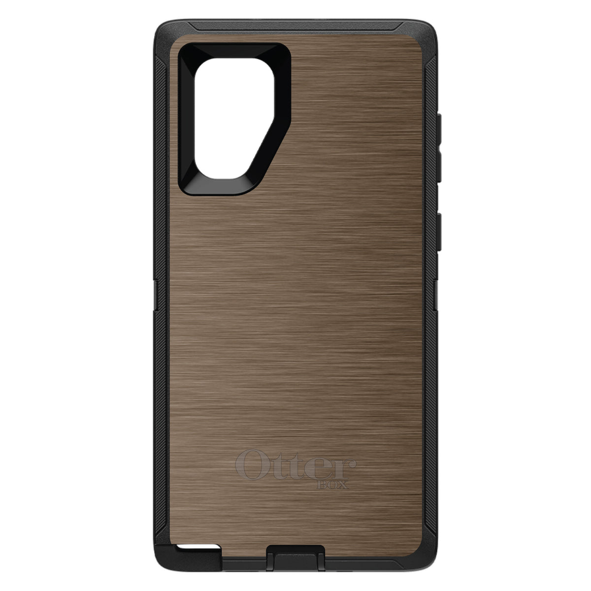 Brown Stainless Steel Print OtterBox Defender Case for iPhone & Galaxy, view 15
