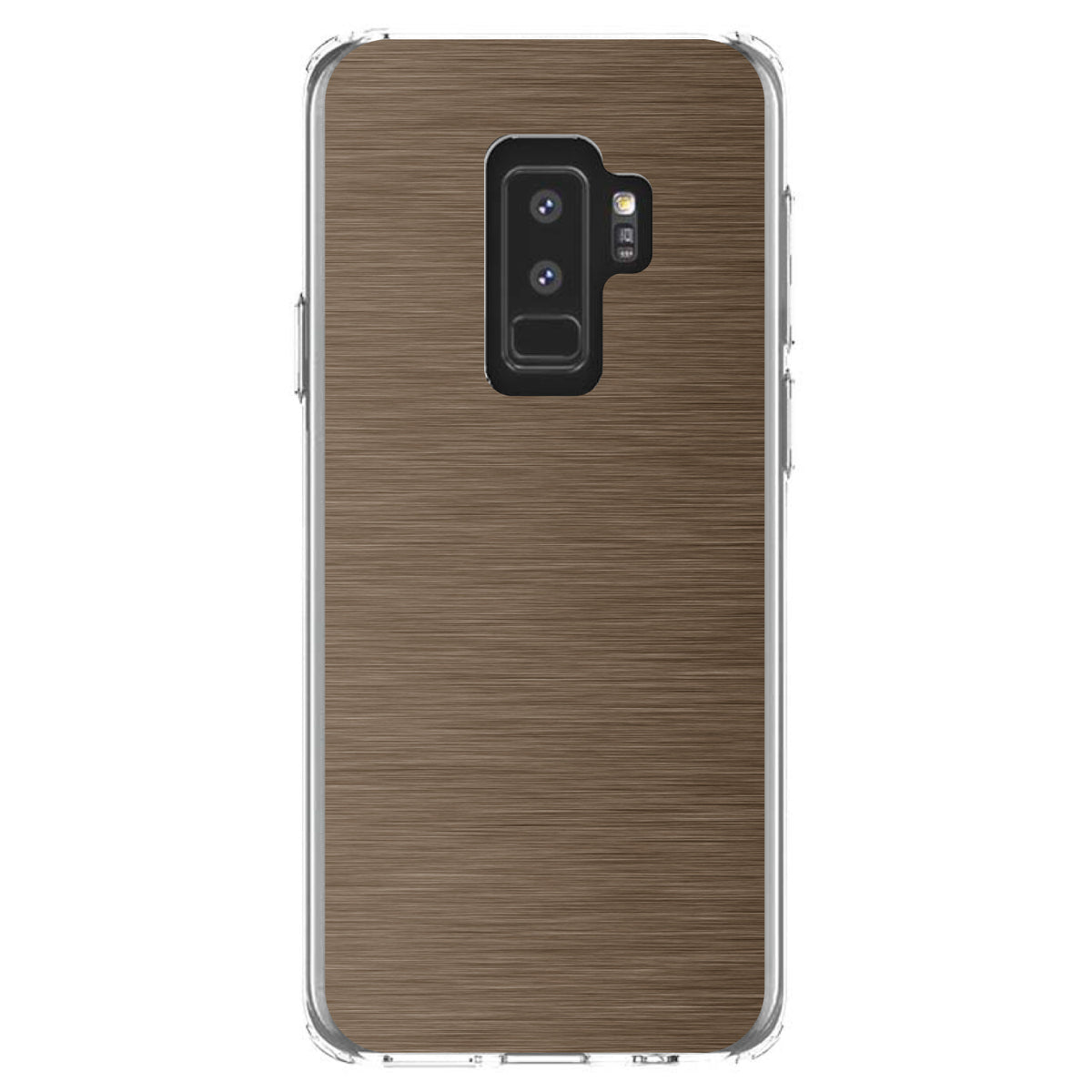 Brown Stainless Steel Image Print Clear Shockproof iPhone Case, view 20