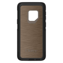 DistinctInk™ OtterBox Commuter Series Case for Apple iPhone or Samsung Galaxy - Brown Stainless Steel Print
