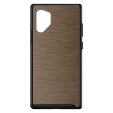 DistinctInk™ OtterBox Symmetry Series Case for Apple iPhone / Samsung Galaxy / Google Pixel - Brown Stainless Steel Print