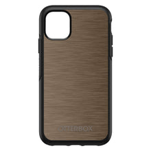DistinctInk™ OtterBox Symmetry Series Case for Apple iPhone / Samsung Galaxy / Google Pixel - Brown Stainless Steel Print