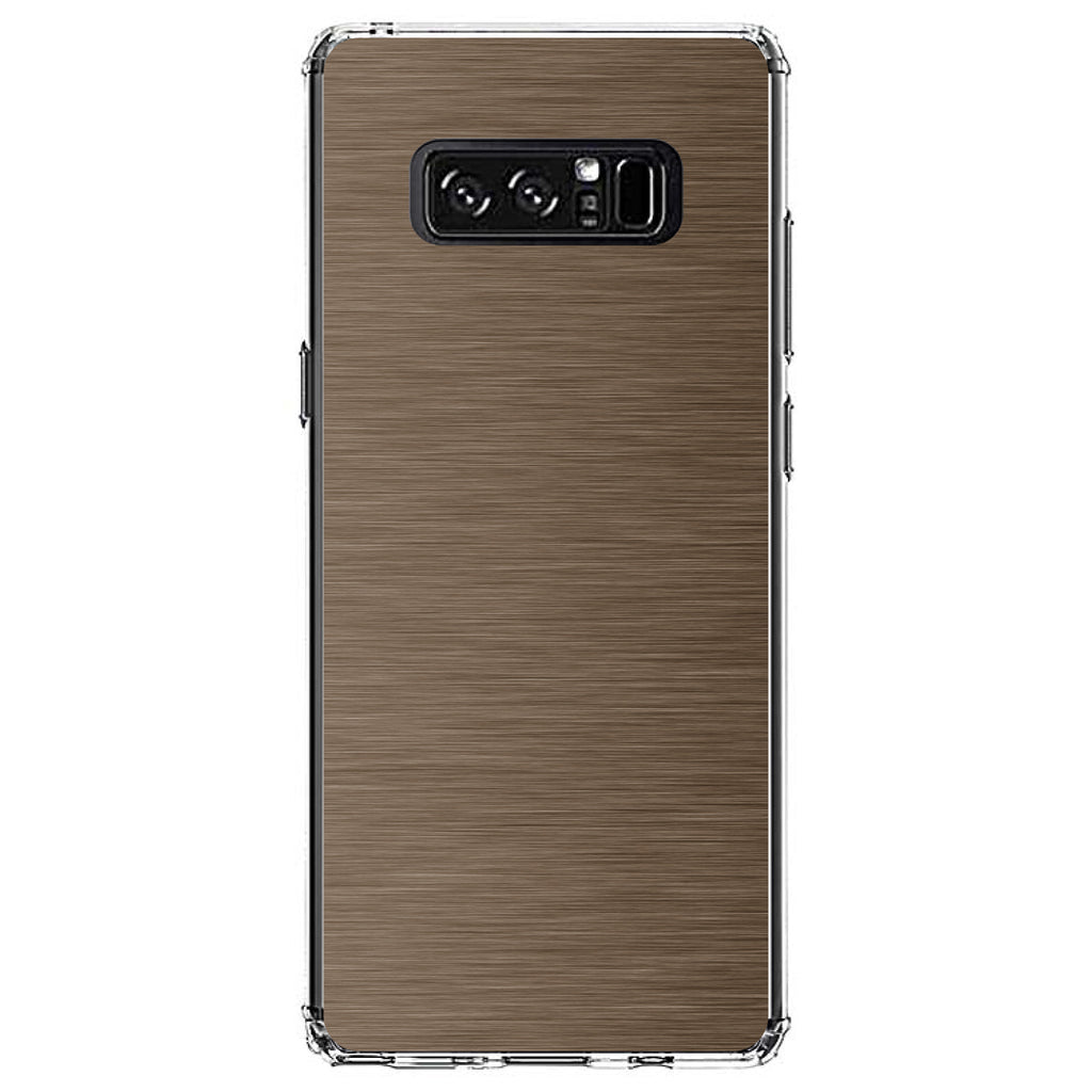 Brown Stainless Steel Image Print Clear Shockproof iPhone Case, view 12