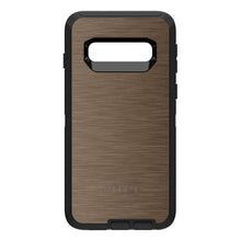 DistinctInk™ OtterBox Defender Series Case for Apple iPhone / Samsung Galaxy / Google Pixel - Brown Stainless Steel Print