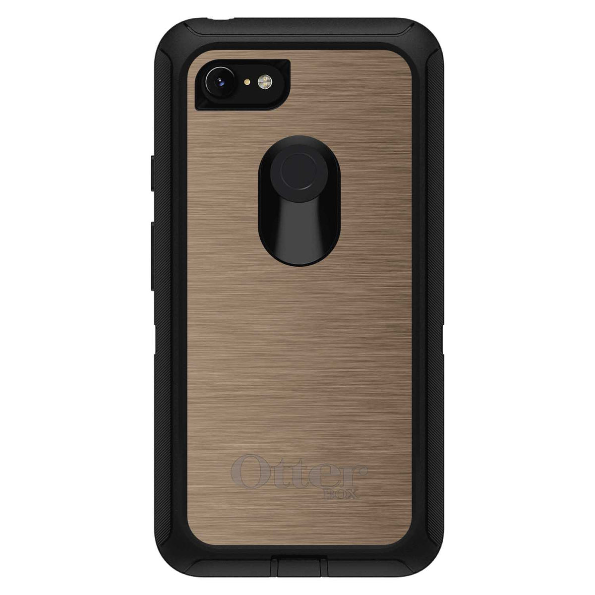 Brown Stainless Steel Print OtterBox Defender Case for iPhone & Galaxy, view 18