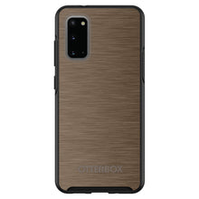 DistinctInk™ OtterBox Symmetry Series Case for Apple iPhone / Samsung Galaxy / Google Pixel - Brown Stainless Steel Print