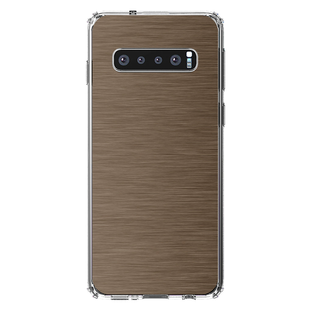 Brown Stainless Steel Image Print Clear Shockproof iPhone Case, view 17