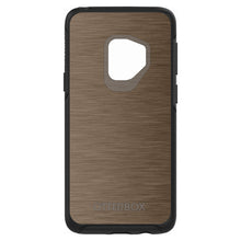 DistinctInk™ OtterBox Symmetry Series Case for Apple iPhone / Samsung Galaxy / Google Pixel - Brown Stainless Steel Print
