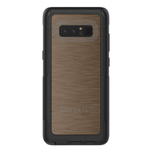 DistinctInk™ OtterBox Commuter Series Case for Apple iPhone or Samsung Galaxy - Brown Stainless Steel Print