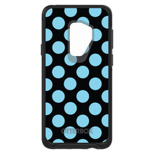DistinctInk™ OtterBox Symmetry Series Case for Apple iPhone / Samsung Galaxy / Google Pixel - Black Blue Polka Dots