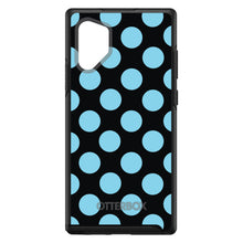 DistinctInk™ OtterBox Symmetry Series Case for Apple iPhone / Samsung Galaxy / Google Pixel - Black Blue Polka Dots