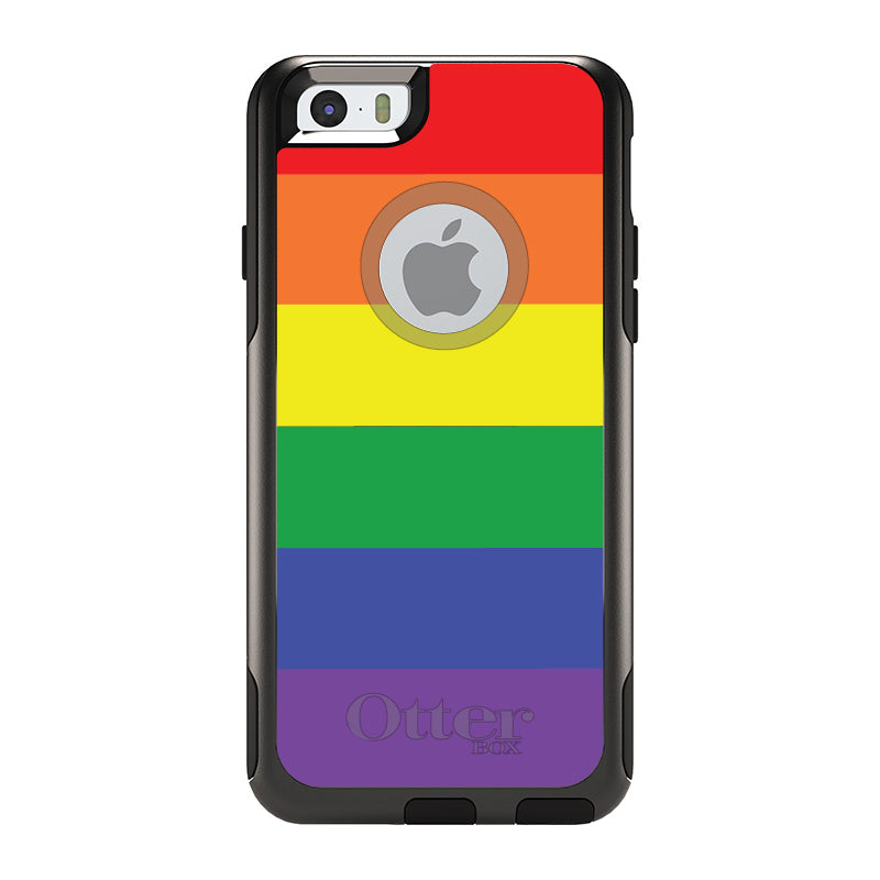 Rainbow Stripes Gay Pride OtterBox Commuter Case for iPhone & Galaxy, view 4