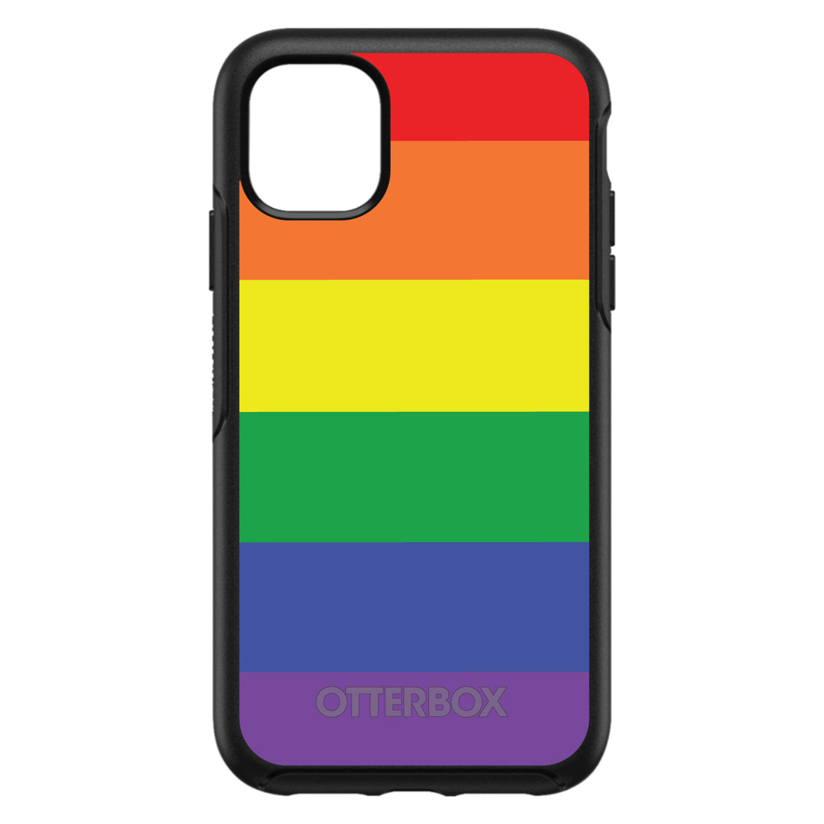 Rainbow Stripes Gay Pride OtterBox Symmetry Case for iPhone & Galaxy, view 3