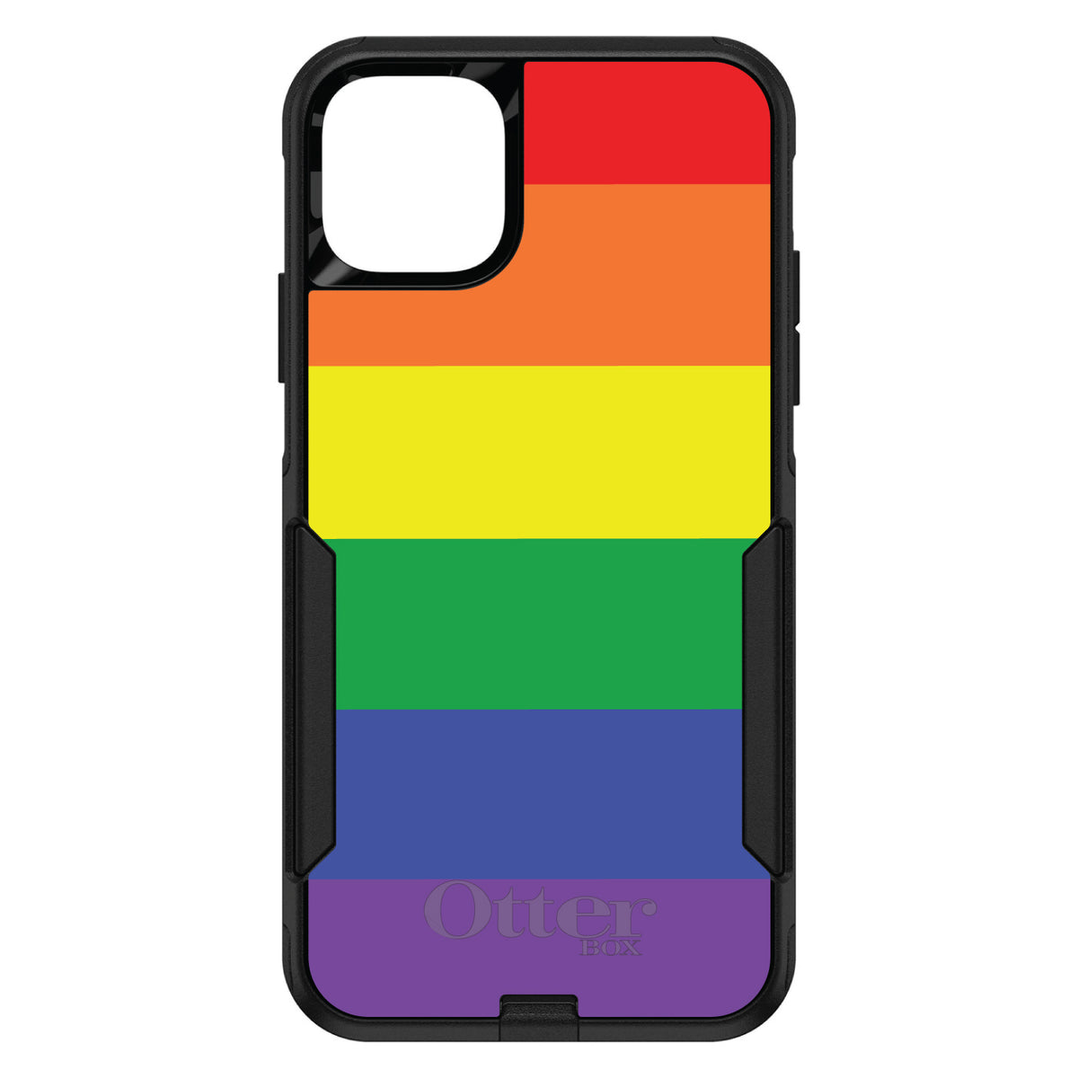 Rainbow Stripes Gay Pride OtterBox Commuter Case for iPhone & Galaxy, view 2