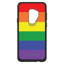 DistinctInk™ OtterBox Symmetry Series Case for Apple iPhone / Samsung Galaxy / Google Pixel - Rainbow Stripes Gay Pride